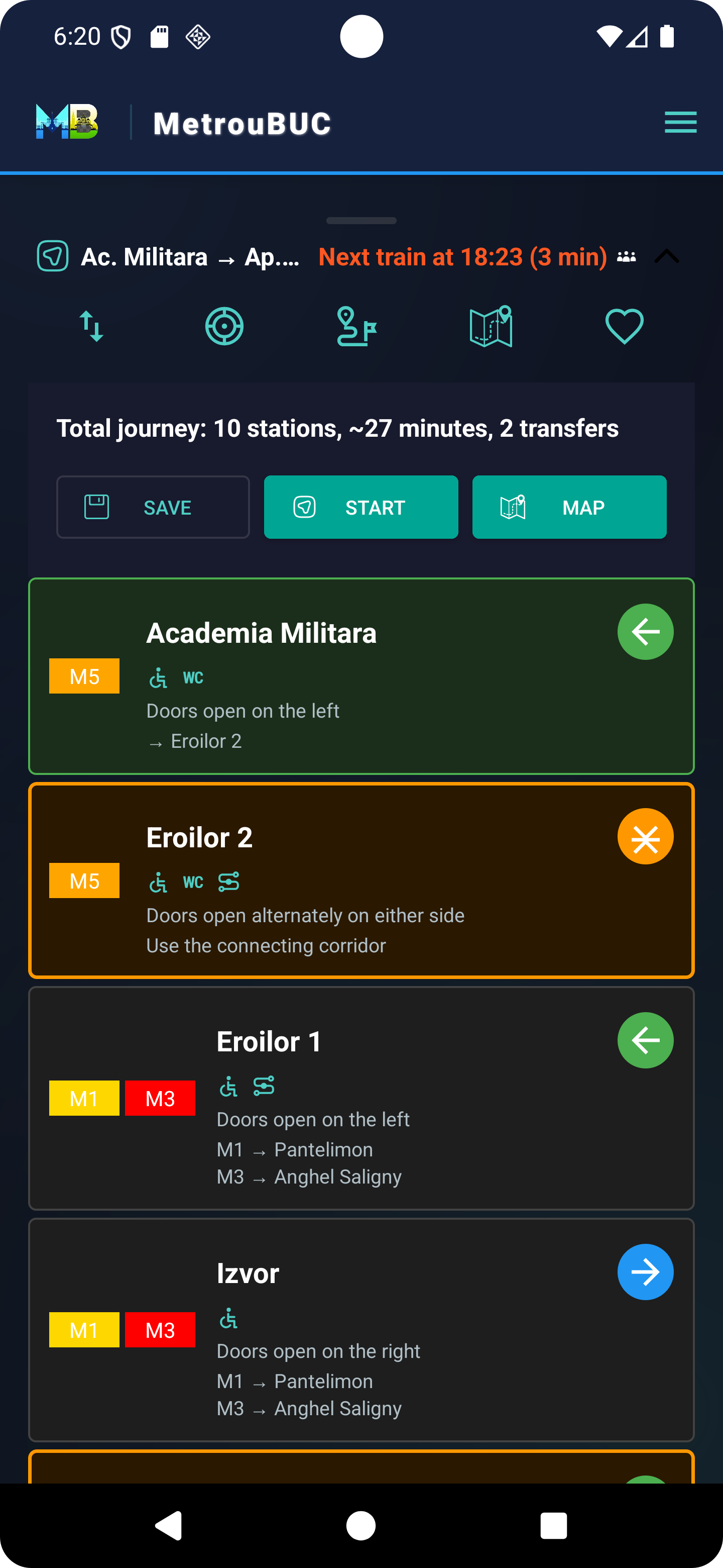 Urmărire traseu în temă dark